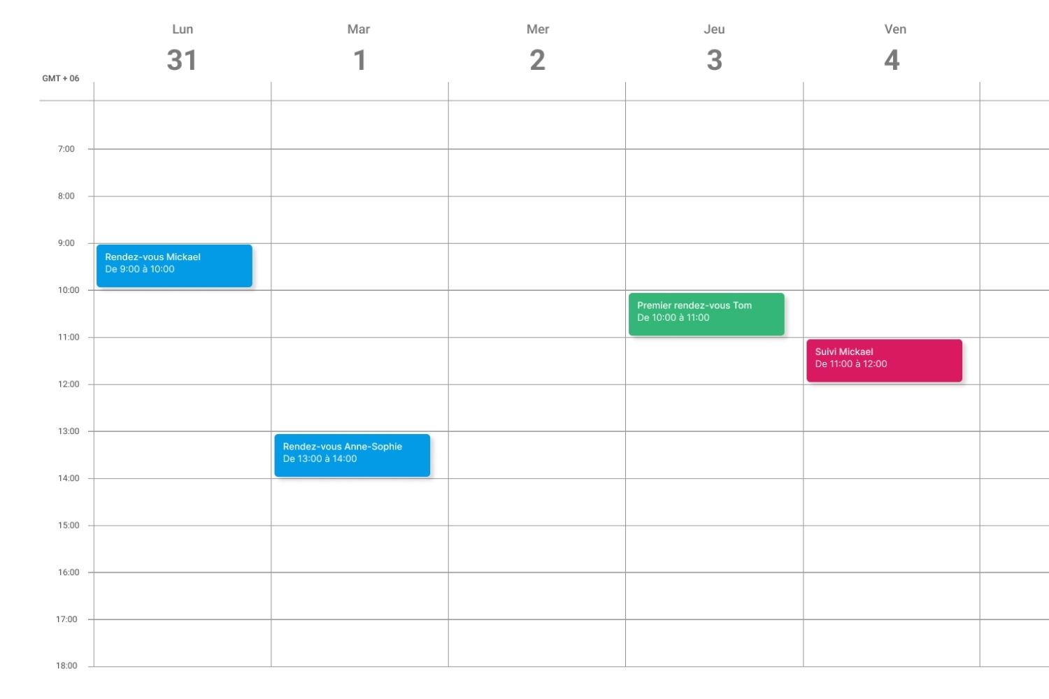 Agenda vide