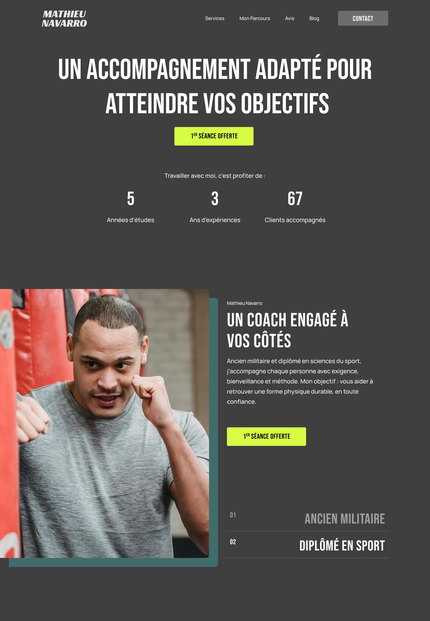 Site web de Mathieu Navarro